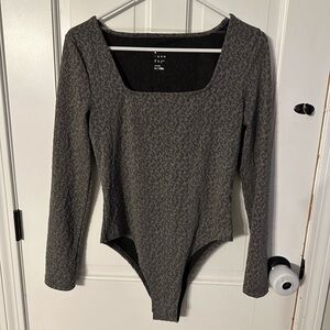 3/$10 Cheetah Print Long Sleeve Body Suit